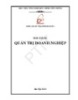 Bài giảng Quản trị doanh nghiệp - ThS. Lê Thị Bích Ngọc