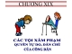 Bài giảng Luật Hình sự Việt Nam: Chương 19 - ThS. Trần Đức Thìn