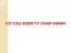 Bài giảng Khí cụ điện - Chương 11: Cơ cấu điện từ chấp hành
