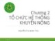 Bài giảng Tổ chức công tác khuyến nông: Chương 2 - Nguyễn Thị Minh Thu