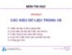 Bài giảng Tin học đại cương: Chương 5 - ĐH Bách Khoa