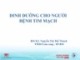 Bài giảng Dinh dưỡng cho người bệnh tim mạch