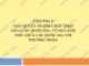 Bài giảng Luật Thương mại quốc tế - Chương 5: Giải quyết tranh chấp thương mại quốc tế giữa các quốc gia, vùng lãnh thổ, giữa các quốc gia với thương nhân