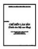 Bài giảng chế biến lâm sản