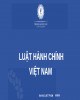 Bài giảng Luật hành chính - 7: Cưỡng chế hành chính