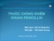 Bài giảng Thuốc chống nhiễm khuẩn nhóm Penicillin