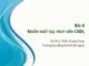 Bài giảng Cơ sở dữ liệu: Chương 4 - ThS. Thiều Quang Trung