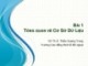 Bài giảng Cơ sở dữ liệu: Chương 1 - ThS. Thiều Quang Trung