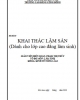 bg. Khai thác lâm sản