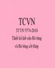 TCVN 5574-2018: Tiêu chuẩn thiết kế kết cấu bê tông và bê tông cốt thép
