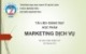 Bài giảng Marketing dịch vụ - TS. Nguyễn Hoàng Long (2018)