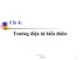 Bài giảng Trường điện từ - Chương 4: Trường điện từ biến thiên