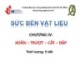 Bài giảng Sức bền vật liệu - Chương 4: Xoắn , trượt, cắt, dập