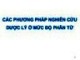Bài giảng Dược lý 3: Các phương pháp nghiên cứu dược lý ở mức độ phân tử - Mai Thị Thanh Thường